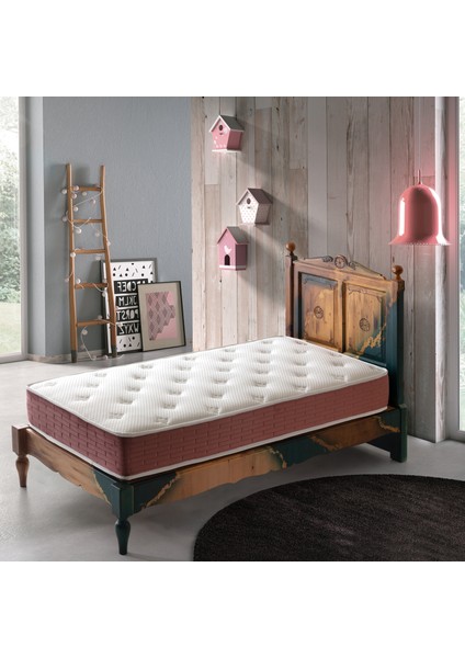 Lotus 70 x 170 Cm. Ultra Lüx Cotton Tek Kişilik Yaylı Yatak