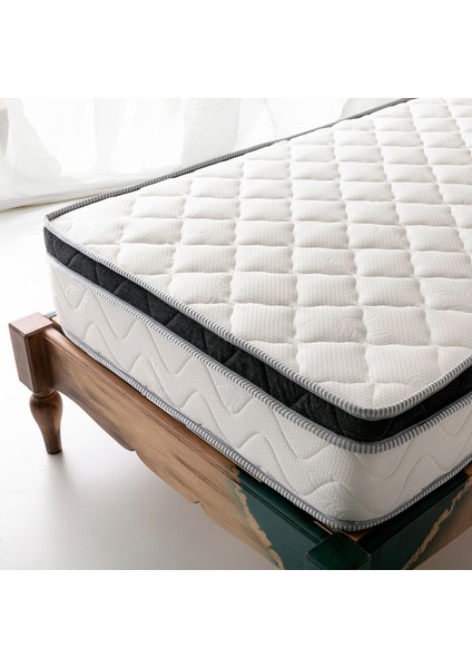 Techno 90 x 200 Cm. Ultra Lüx Pedli Cotton Tek Kişilik Yaylı Yatak