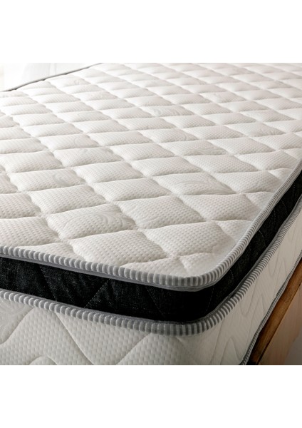 Techno 90 x 200 Cm. Ultra Lüx Pedli Cotton Tek Kişilik Yaylı Yatak