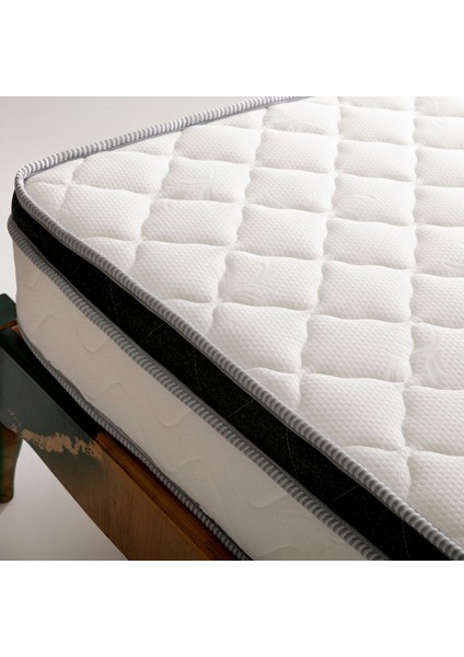 Techno 90 x 200 Cm. Ultra Lüx Pedli Cotton Tek Kişilik Yaylı Yatak
