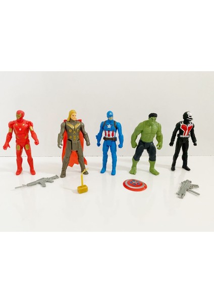 5 Figürlü ,kutulu Avengers Seti