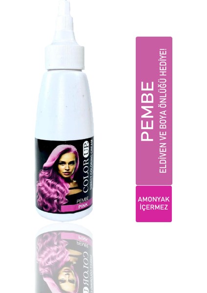 Color Up Yarı Kalıcı Saç Boyası Pembe 120ML. DEPASET1087