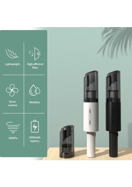 Taşınabilir Araba Elektrikli Süpürge 6000PA Kablolu (Yurt Dışından) fiyatları