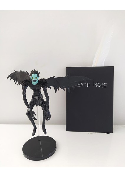 Death Note Ryuk Figür Ölüm Meleği Biblo & Death Note Ryuk Ölüm Figür Defter & Tüy Kalem