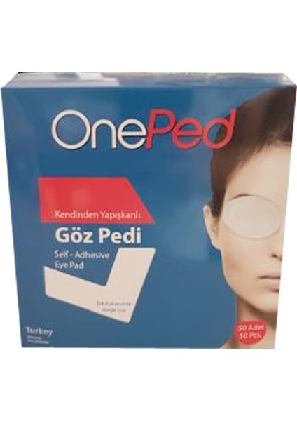 Göz Pedi Yetişkin 50Lİ(ONEPED)
