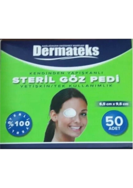 Göz Pedi Yetişkin 50Lİ (Dermateks)