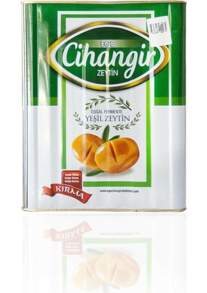 Cihangir Zeytin Edremit Çizik Zeytin M 10 kg Teneke