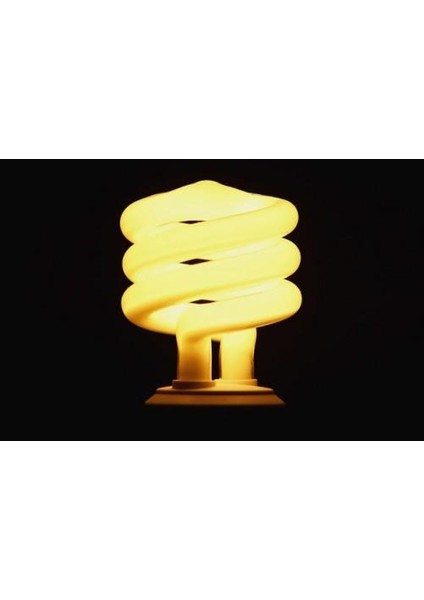 23W Mini Spiral Enerji Tasarruflu Ampul - Sarı Işık - 10'lu Paket
