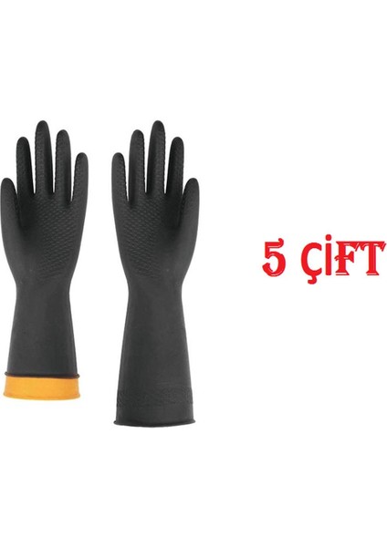 D Model Kauçuk, Hava ve Sıvı Geçirmeyen Eldiven x 5 Adet