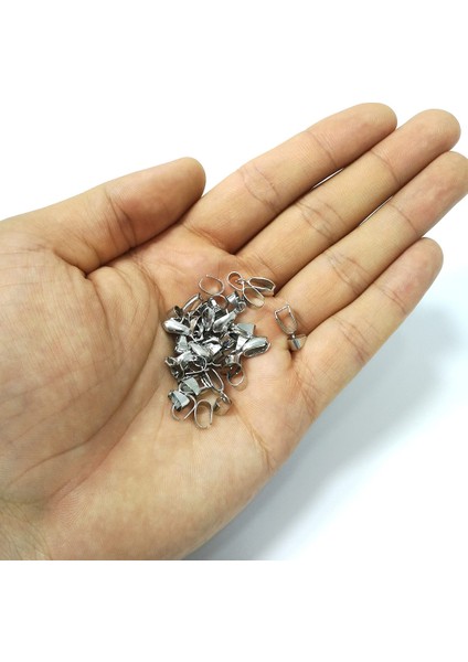 Reçine Epoksi Takı Kıskacı Gri 10 Adet