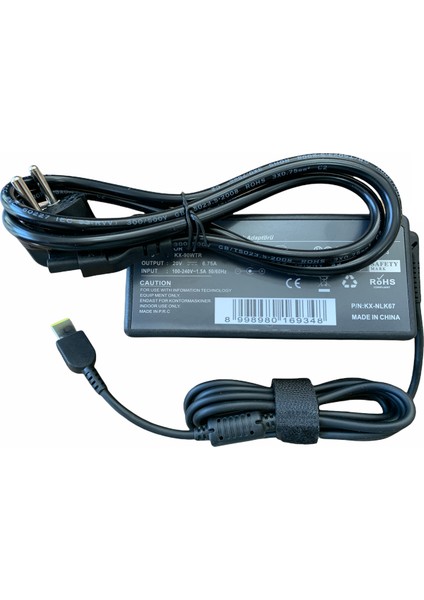 Ata Elektronik Lenovo S400Z S500Z V410Z Notebook Laptop Adaptör Şarj Cihazı 20V 6.75A - 20 Volt 6.75 Amper Kare USB Uç  USB Uç Type 135W