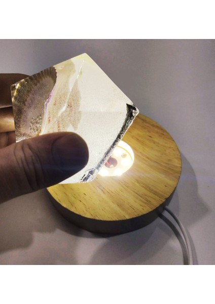 LED Masa Üzeri Reçine Epoksi Lambası