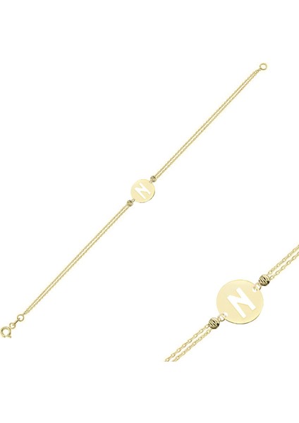 14 Ayar Altın Harf Bileklik fiyatları