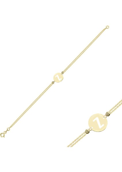 14 Ayar Altın Harf Bileklik fiyatları