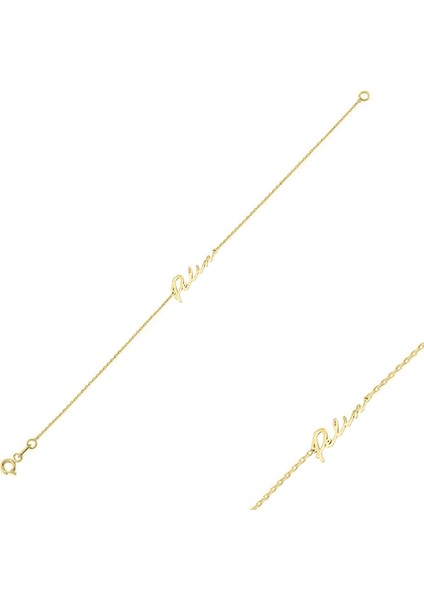 14 Ayar Altın Isim Bileklik fırsatları