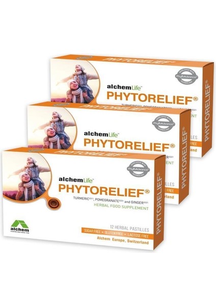 Phytorelief cc 12 Pastil 3 Adet