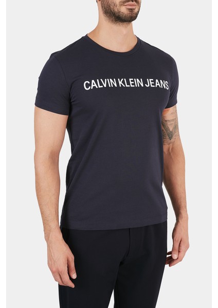 % 100 Organik Pamuklu Bisiklet Yaka Slim Fit T Shirt Erkek T Shirt J30J307855 402 modelleri