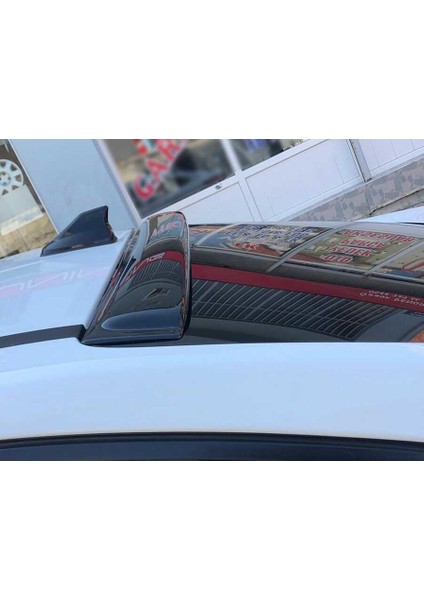 OMSA Honda Civic FD6 Cam Üstü Spoiler Piano Black İnce Model 2006-2012 Arası