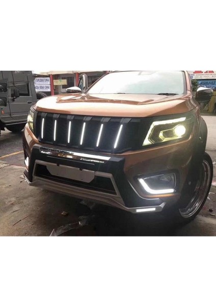 Nissan Navara NP300 Ledli Ön Tampon Eki 2015+