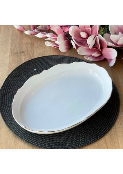 Porselen Servis Oval Küçük Derin 136-S