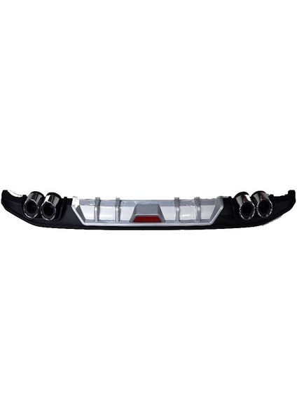 Toyota Corolla Arka Tampon Difüzör 2019 - 2022 4 Egzoz
