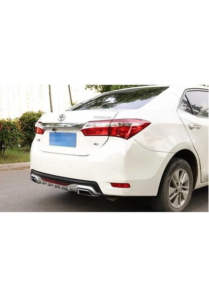Toyota Corolla Arka Tampon Difüzör Amg Tip Gri Renk 2013 - 2018 fiyatları