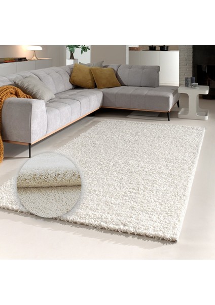Pofuduk Serisi Post Dokuma Halı Polyester Shaggy Halı Salon Oturma Odası Halısı PSC11
