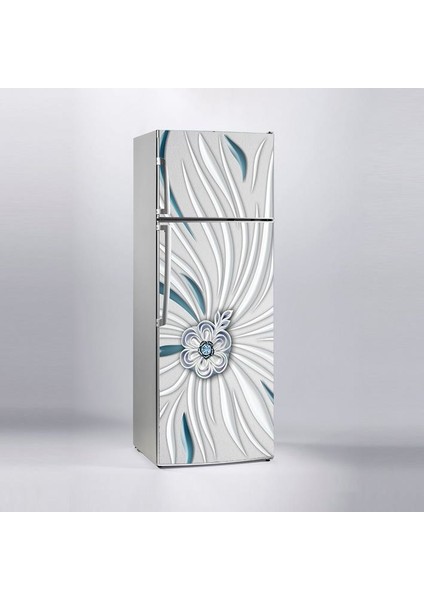 Buzdolabı Sticker Kaplama Dolap Kaplama Etiketi Soyut Çiçek