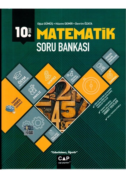 Çap Yayınları 10. Sınıf Matematik Anadolu Soru Bankası