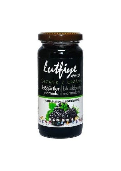 Organik Böğürtlen Marmelatı Lutfiye 280 gr