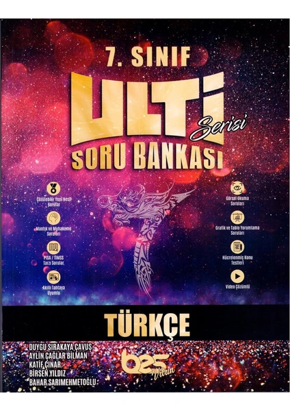 Bes yayınları 7. Sınıf Türkçe Ulti Soru Bankası