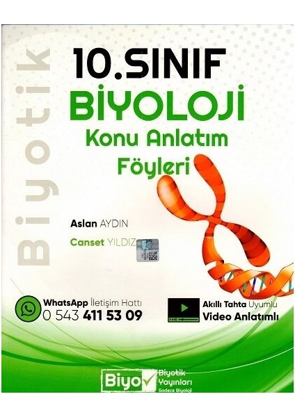 Biyotik Yayınları  10.Sınıf Biyoloji Konu Anlatım Föyleri