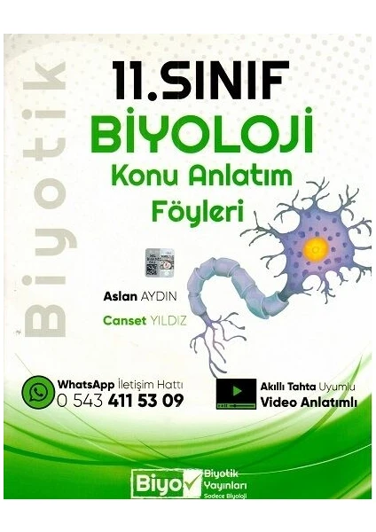 Biyotik Yayınları  11.Sınıf Biyoloji Konu Anlatım Föyleri