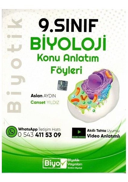 Biyotik Yayınları  9.Sınıf Biyoloji Konu Anlatım Föyleri