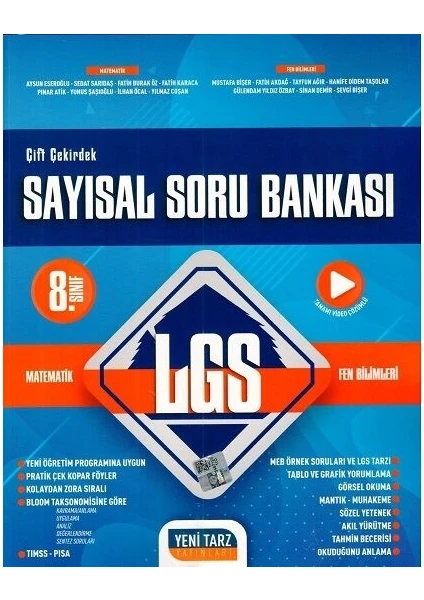 Yeni Tarz 8. Sınıf Lgs Sayısal Soru Bankası