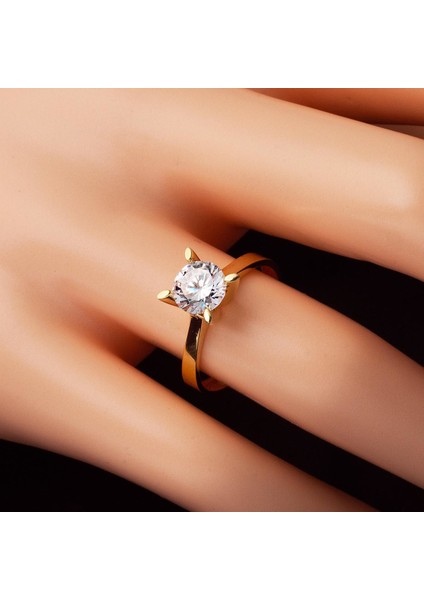 Sevgililer Gününe Özel Tektaş Altın Yüzük fiyatları