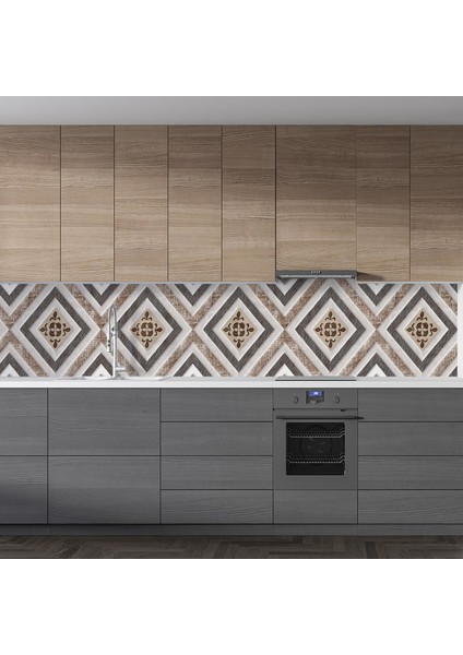 Mutfak Tezgah Arası Folyo Fayans Kaplama Folyosu Seramik Karo 60 x 500 cm fiyatları