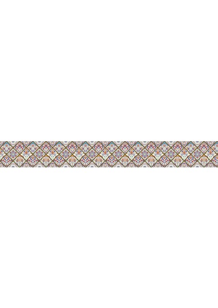 Mutfak Tezgah Arası Folyo Fayans Kaplama Folyosu Türk Osmanlı Motif 2 60 x 100 cm modelleri