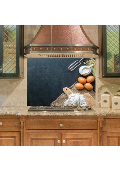 Mutfak Duvar Tezgah Arası Ocak Arkası Sticker Kaplama Yumurta Hazırlık