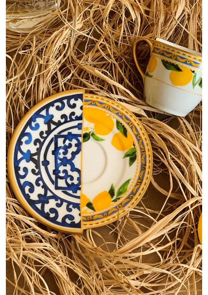 Limon Serisi Hediye Paketli 2'li Fincan Takımı