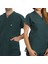 Avcı Yeşil Likralı Scrubs Hemşire Forması Doktor Nöbet Üniforması 1