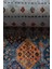 Dijital Baskılı Kaymaz Dot Taban Makinede Yıkanabilir Krem Kilim Desenli Halı YOLLUK-D653 4