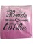 Bride To Be Siyah Pembe Peçete 16 'li 1