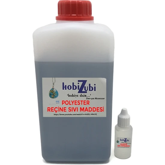 Hobizubi Polyester Reçine Sıvı Maddesi - 3 Litre