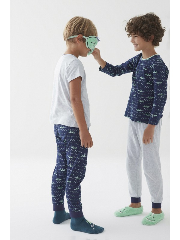 Penti Çok Renkli Erkek Çocuk Skeleton 4lü Pijama Takımı