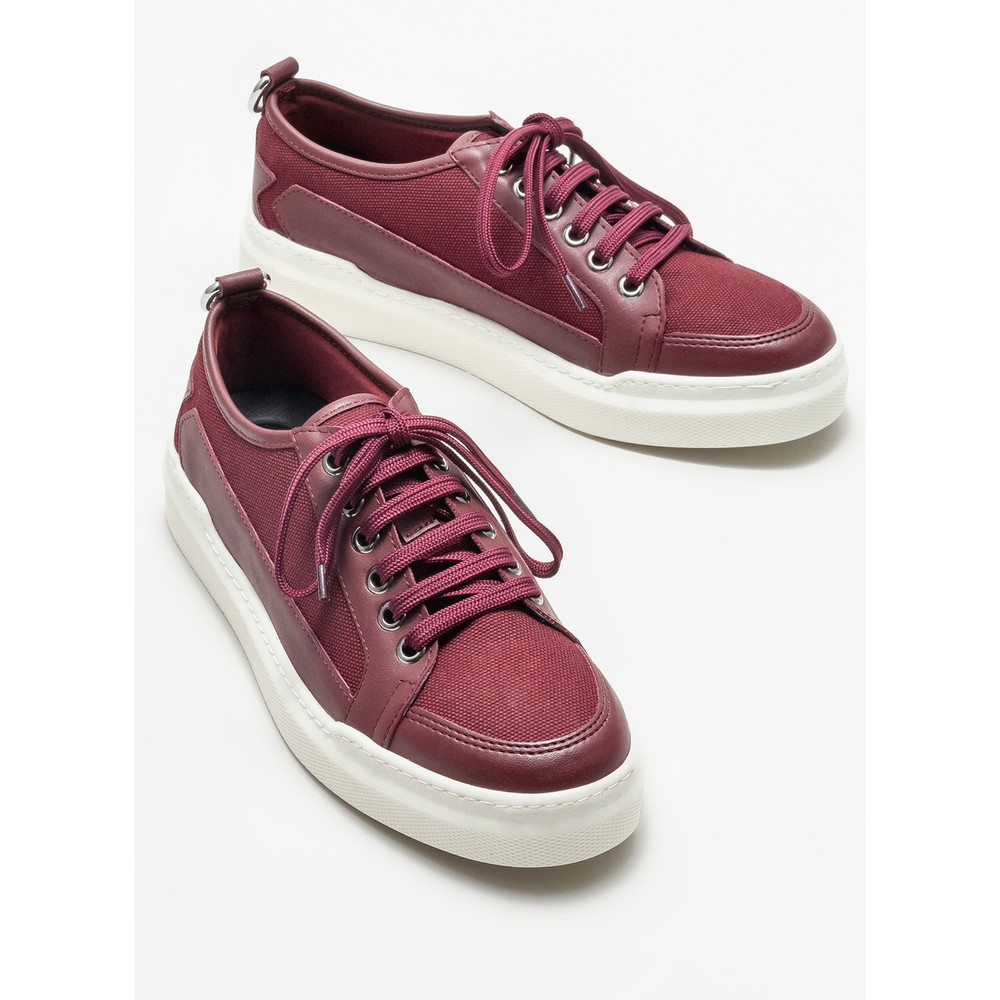 Elle Shoes Elle Bordo Kadın Spor Ayakkabı Fiyatı