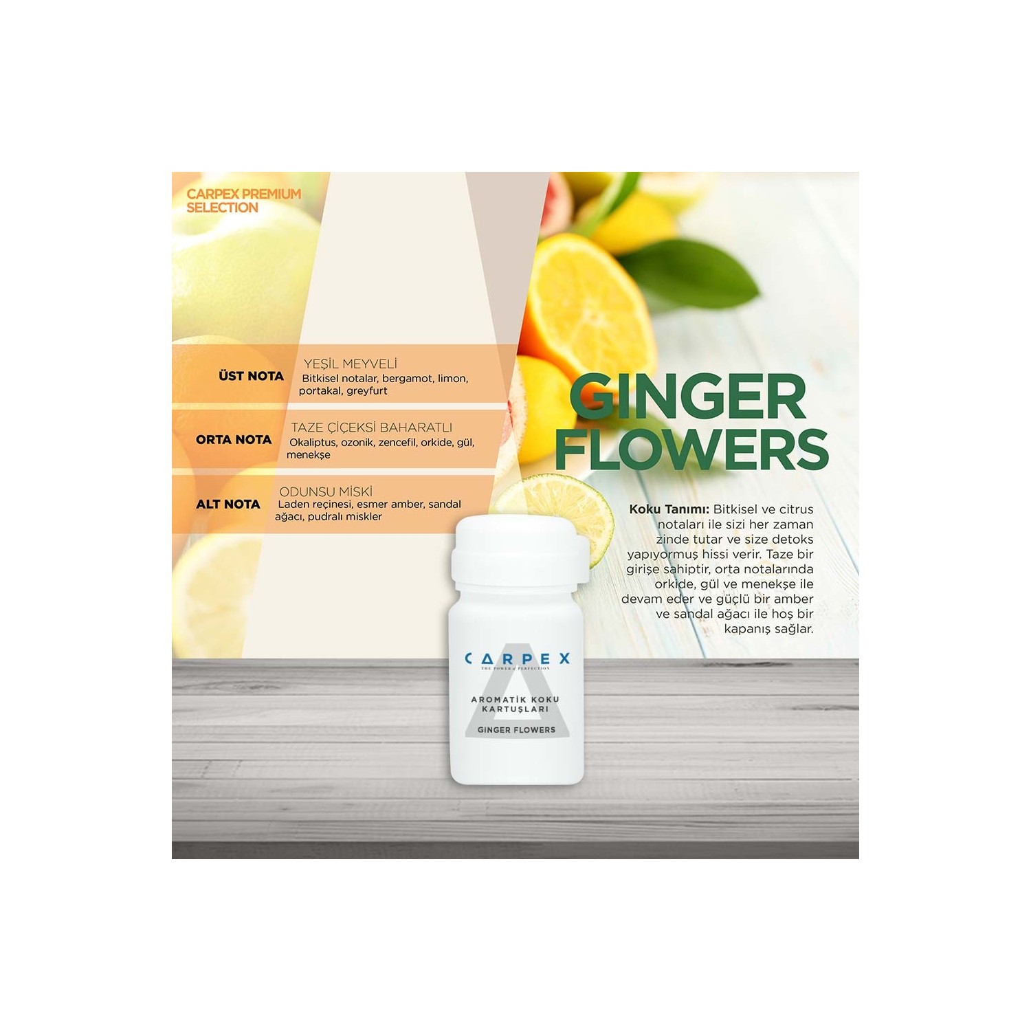 Carpex Ginger Flowers 125 ml Fiyatı Taksit Seçenekleri