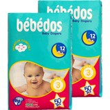 Bebedos 2'li Ekonomik Paket Bebek Bezi 3 No. Midi Boy 100'LÜ