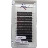 Kaşmir Kirpik Tırtıklı C Kıvrım 0.07MM Mix Kutu