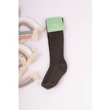 Fleur De Vie Bebek Dizaltı Çorap  Ince Fitilli Haki Yeşil